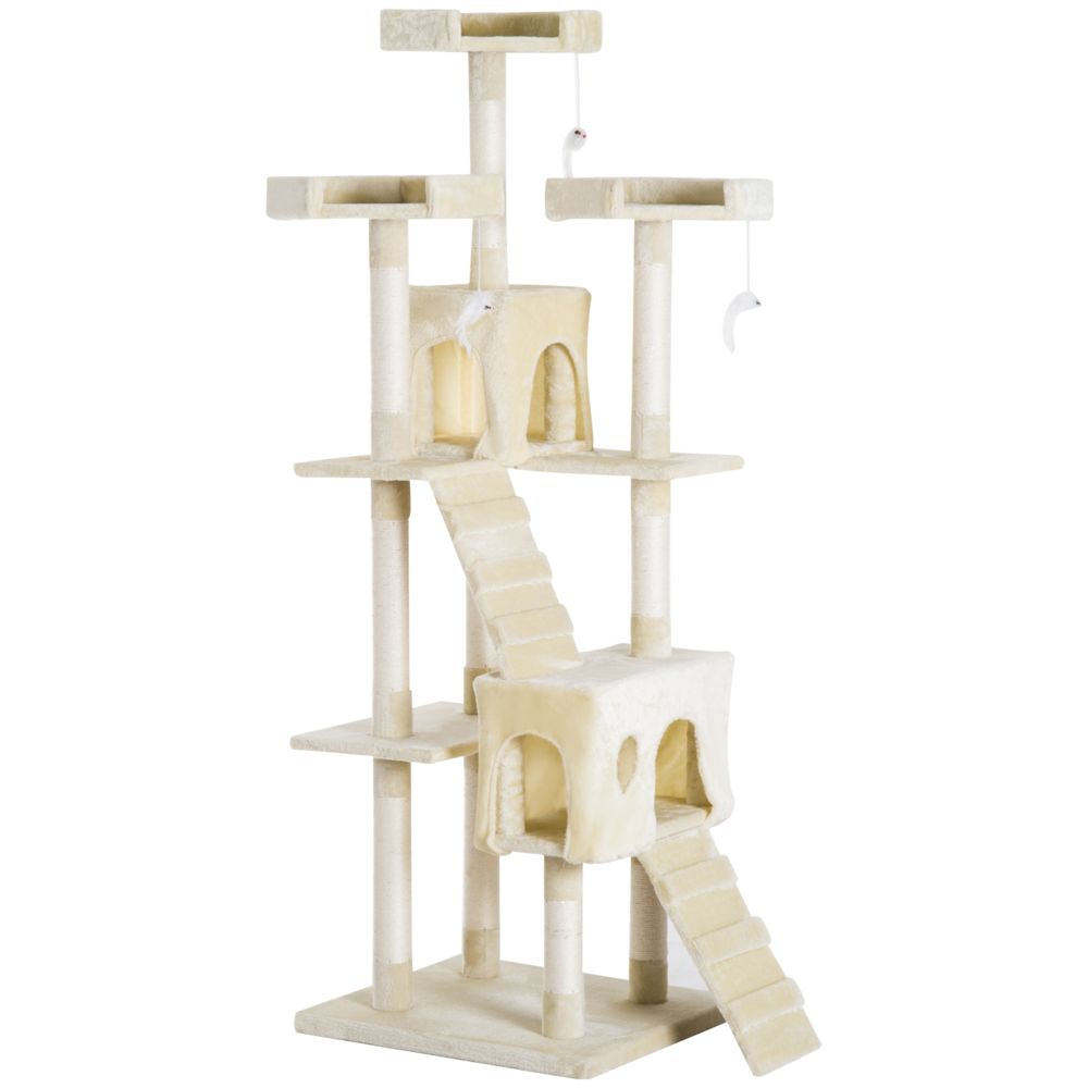 Ultimate Cat Tree: Scratcher Post, Condo, Play Toy & Perch for Happy Kittens!