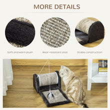 Load image into Gallery viewer, Ultimate Cat Scratcher &amp; Play Mat with Roller Feather Teaser for Happy Kittens!
