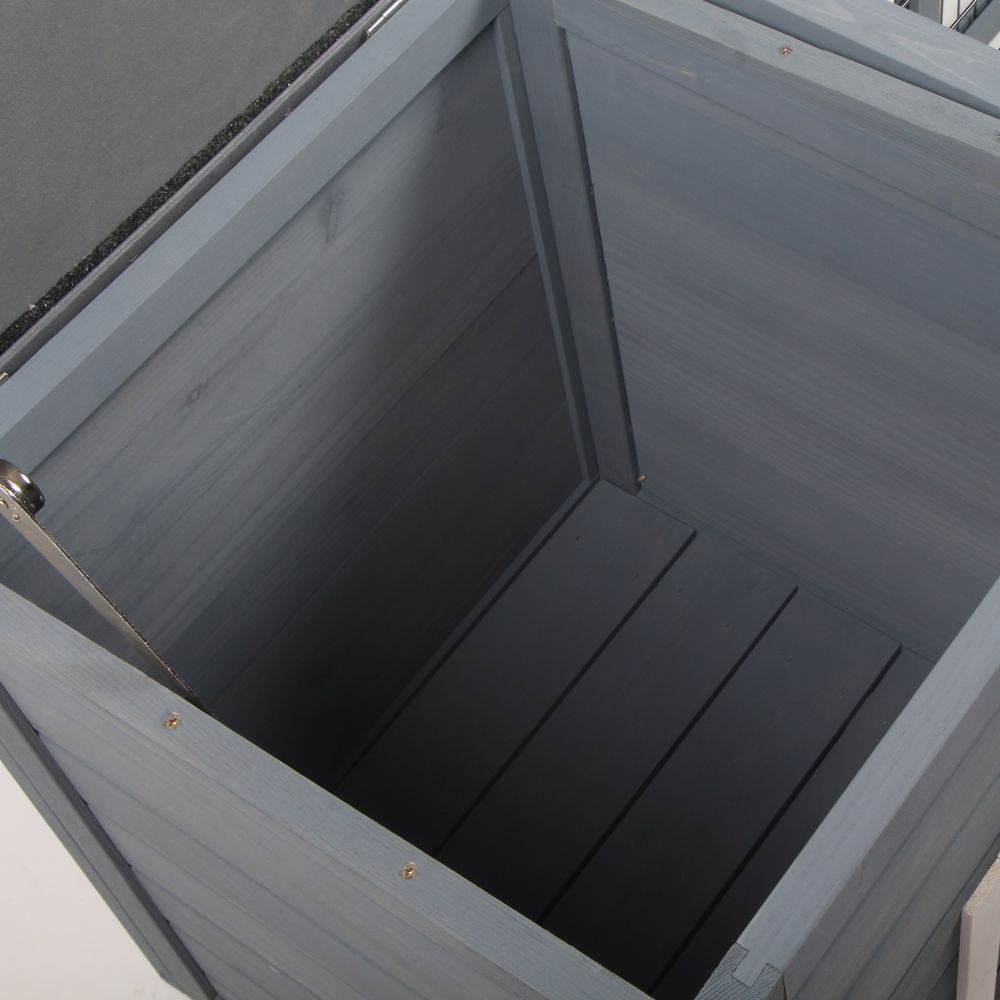 Cozy PawHut Guinea Pig Hutch with Open Roof & Spacious Run - Safe Play Space!