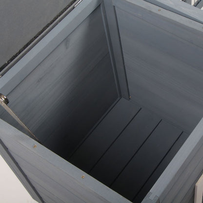 Cozy PawHut Guinea Pig Hutch with Open Roof & Spacious Run - Safe Play Space!