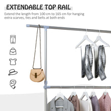 Load image into Gallery viewer, Heavy-Duty Rolling Clothes Hanger - Sturdy Stainless Steel Organizer Solution
