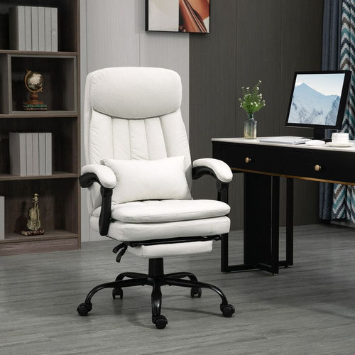 Vinsetto Heated Massage Office Chair - Luxurious Comfort & Vibration Therapy