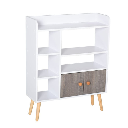 Stylish Multi-Compartment Particle Board Bookcase – Modern Storage Solution