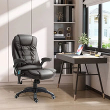 Load image into Gallery viewer, Luxury Heated Massage Office Chair - Reclining PU Leather Executive Comfort

