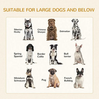 Luxury Dog Kennel End Table: Soft Cushion & Secure Dual Doors for Pets