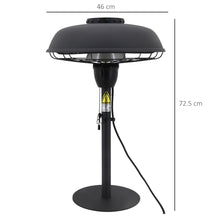 Load image into Gallery viewer, Outsunny 2.1kW Infrared Patio Heater - 3 Heat Settings for Ultimate Comfort
