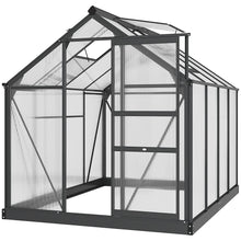 Load image into Gallery viewer, Premium 6x8ft Walk-In Greenhouse with Sliding Door &amp; Sturdy Aluminium Frame
