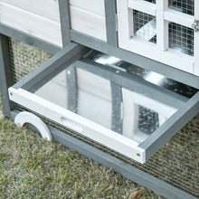 Load image into Gallery viewer, Elevated 140cm Wooden Chicken Coop with Nesting Box &amp; Open Roof Access
