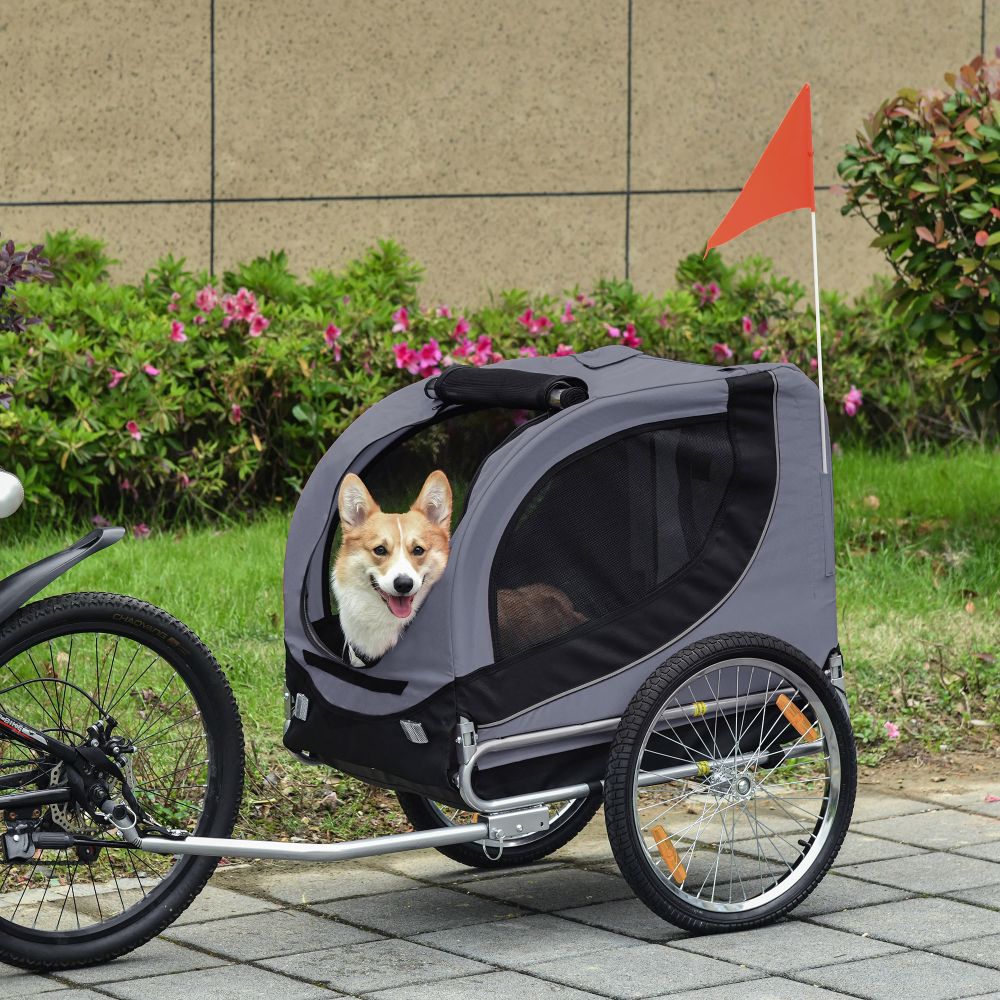 Ultimate Pet Bicycle Trailer: Durable, Spacious, Water-Resistant & Safe Ride!
