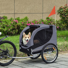 Load image into Gallery viewer, Ultimate Pet Bicycle Trailer: Durable, Spacious, Water-Resistant &amp; Safe Ride!

