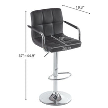 Load image into Gallery viewer, 2pcs 60-80cm 6 Checks Round Cushion No Armrest Bar Stool brown
