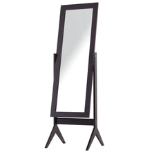 Load image into Gallery viewer, Elegant Freestanding Dressing Mirror with Adjustable Angle - Dark Brown Frame
