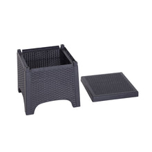 Load image into Gallery viewer, Elegant 3-Piece Rattan Garden Coffee Set with Cushions for Stylish Gatherings
