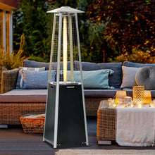 Load image into Gallery viewer, 11.2KW Pyramid Patio Gas Heater with Wheels - Stay Cozy Outdoors All Year!
