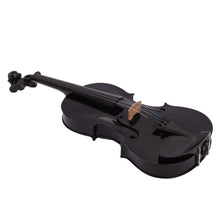 Load image into Gallery viewer, New 4/4 Acoustic Violin Case Bow Rosin - Black
