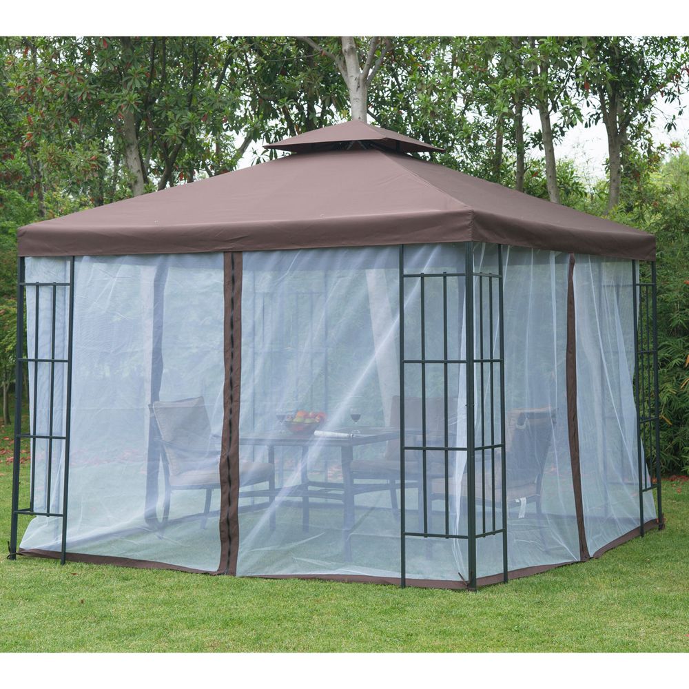 Premium 3x3m Gazebo Canopy Tent - Weather-Resistant Metal Frame for Events