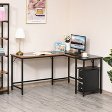 Load image into Gallery viewer, Industrial Compact Gaming Desk with Adjustable Shelf - Space-Saving Workstation
