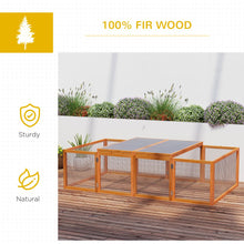 Load image into Gallery viewer, Safe &amp; Spacious Rabbit Hutch with Run: Outdoor Playtime Perfected!
