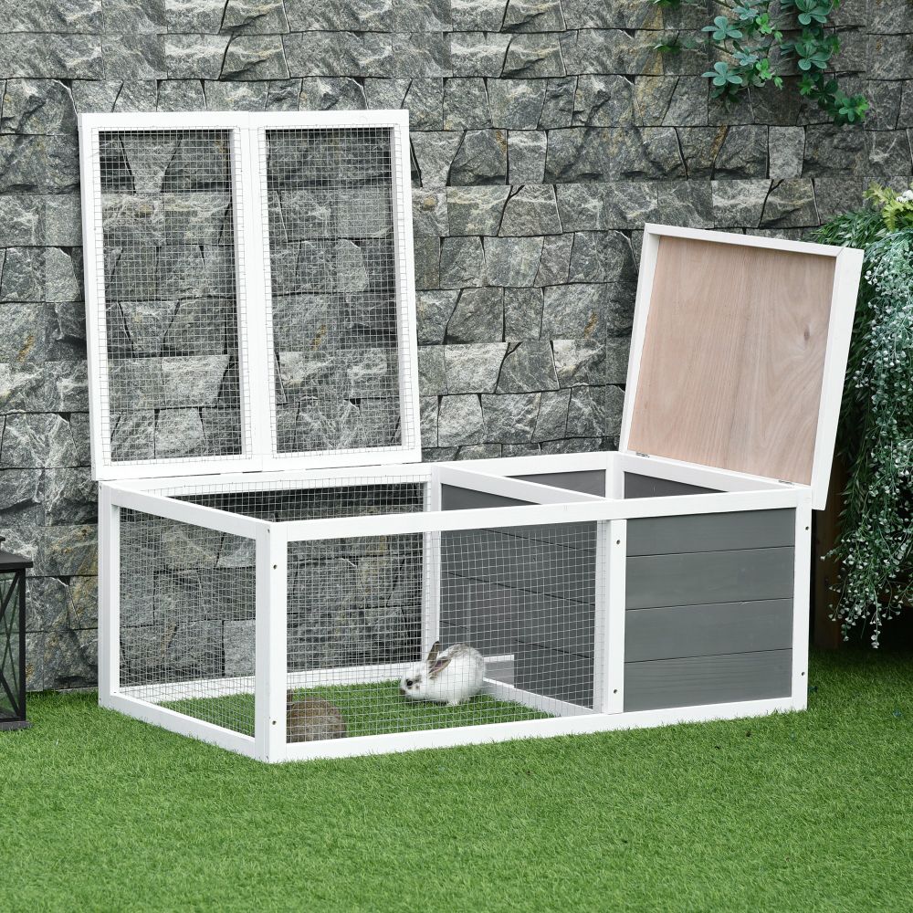 Ultimate Outdoor Rabbit Hutch & Small Animal Cage with Weatherproof Cover