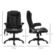Load image into Gallery viewer, Luxury Executive Reclining Massage Chair with Heating &amp; Headrest - Black
