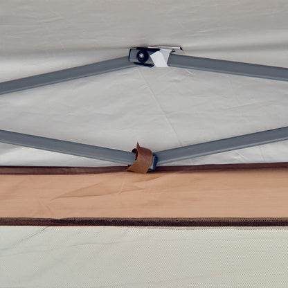 Adjustable Hexagonal Gazebo with Mosquito Net - Versatile Outdoor Shelter!