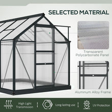 Load image into Gallery viewer, Premium 6x8ft Walk-In Greenhouse with Sliding Door &amp; Sturdy Aluminium Frame
