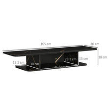 Load image into Gallery viewer, Space-Saving Floating TV Unit with Stylish Storage - Modern Wall-Mount Console
