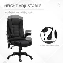 Load image into Gallery viewer, Luxury Executive Reclining Massage Chair with Heating &amp; Headrest - Black
