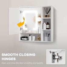 Load image into Gallery viewer, Illuminated LED Bathroom Mirror Cabinet with Touch Control &amp; Ample Storage
