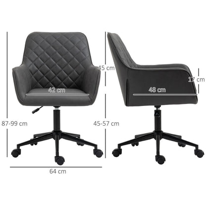 Vinsetto Argyle Ergonomic Office Chair - Stylish Comfort for Home & Study