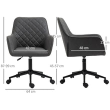 Load image into Gallery viewer, Vinsetto Argyle Ergonomic Office Chair - Stylish Comfort for Home &amp; Study
