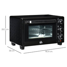 Load image into Gallery viewer, Versatile 21L Mini Oven: Grill, Toast &amp; Bake with Timer - 1400W Power!
