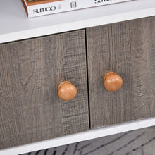 Load image into Gallery viewer, Stylish Multi-Compartment Particle Board Bookcase – Modern Storage Solution
