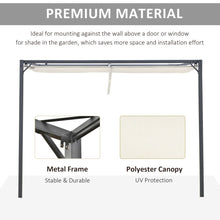 Load image into Gallery viewer, Adjustable 4x3m Beige Pergola with Retractable Canopy for Ultimate Shade
