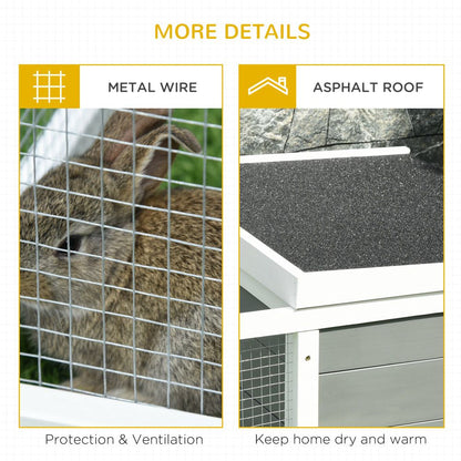 Ultimate Outdoor Rabbit Hutch & Small Animal Cage with Weatherproof Cover