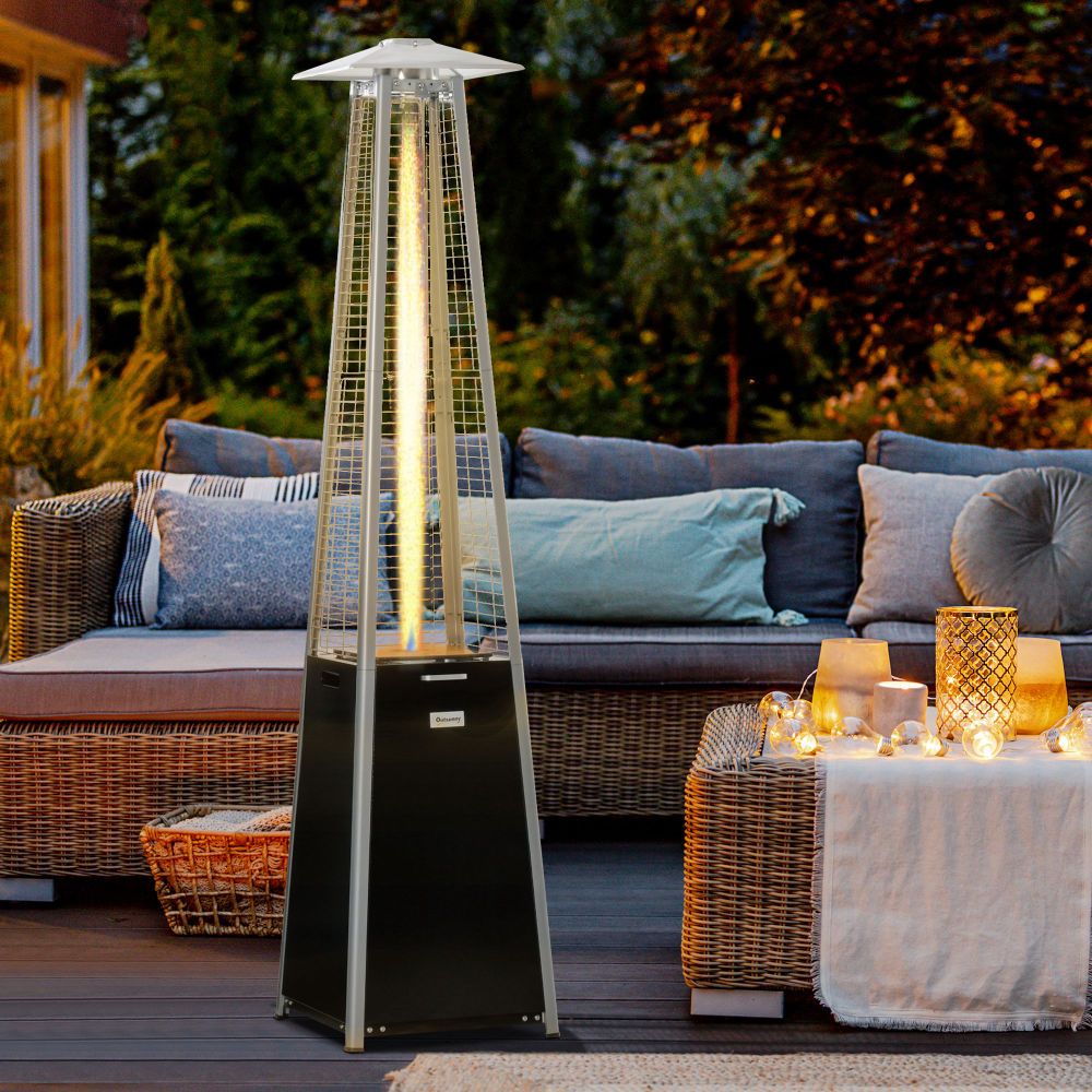 11.2KW Outdoor Pyramid Gas Heater - Stylish & Efficient Patio Warmth