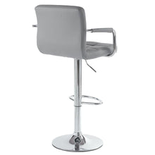Load image into Gallery viewer, 2pcs 60-80cm 6 Checks Round Cushion No Armrest Bar Stool Gray
