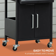 Load image into Gallery viewer, Ultimate 3-Burner Portable Gas BBQ Grill with Warming Rack &amp; Storage Cabinet
