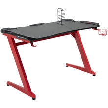 Load image into Gallery viewer, Ultimate Gaming Desk: Sleek Design with Cup Holder, Headphone Hook &amp; Storage
