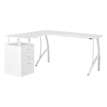 Load image into Gallery viewer, Modern L-Shaped Corner Desk - Stylish Home Office Workstation with Drawer
