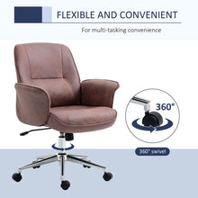 Load image into Gallery viewer, Vinsetto Microfibre Executive Office Chair - Swivel, Tilt &amp; Wheels in Red
