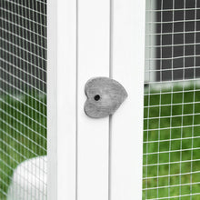Load image into Gallery viewer, Cozy Pawhut Rabbit Hutch: Durable Small Animal Home with Open Roof - Grey
