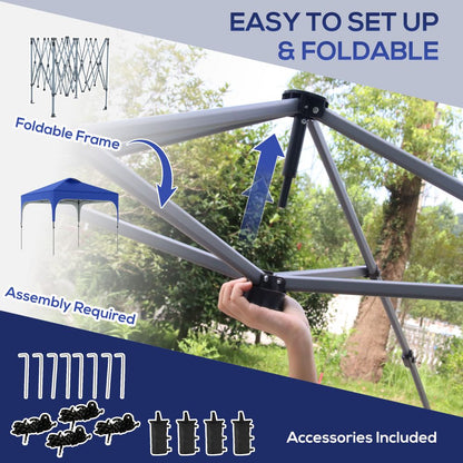 Instant 3x3M Pop-Up Gazebo with Carry Bag & Weight Bags – Ultimate Outdoor Shelter