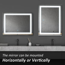 Load image into Gallery viewer, Illuminated LED Bathroom Mirror - Touch Control, Waterproof &amp; Stylish
