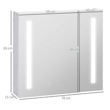 Load image into Gallery viewer, Elegant Touch-Switch LED Mirror Cabinet: Organize Your Bathroom in Style!
