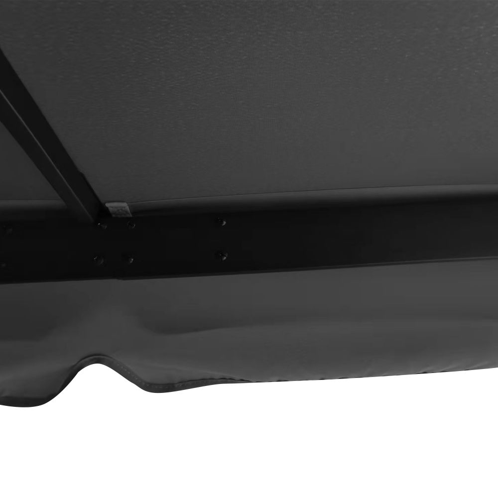 Elegant 3x3m 2-Tier Gazebo Canopy with Mosquito Net & Sturdy Aluminum Frame