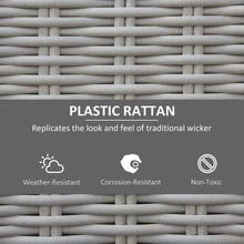 Load image into Gallery viewer, Cozy 2-Seater Rattan Patio Set with Reclining Chairs &amp; Cooler Table
