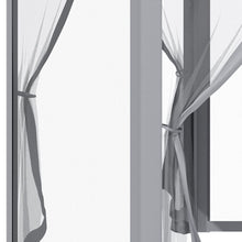 Load image into Gallery viewer, Versatile 3x3m Hexagonal Pop-Up Gazebo with Insect Mesh &amp; Roller Bag – Grey
