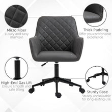 Load image into Gallery viewer, Vinsetto Argyle Ergonomic Office Chair - Stylish Comfort for Home &amp; Study
