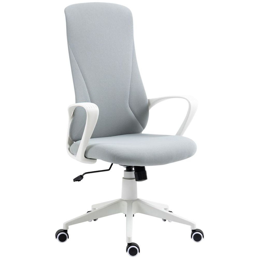 Vinsetto Grey High-Back Ergonomic Office Chair - Adjustable for Ultimate Comfort